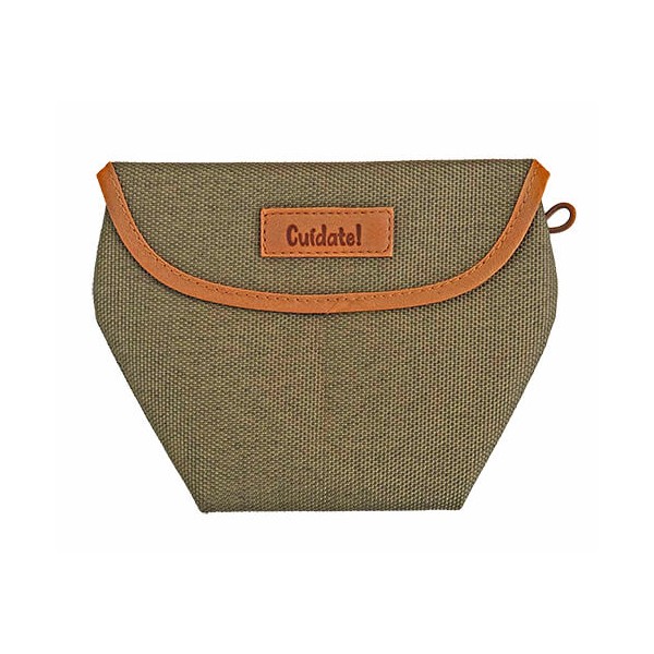 Funda para mascarilla "Cuidate" adulto Verde Kaki