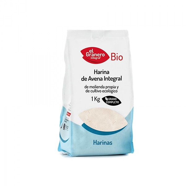 Harina de avena integral bio 1kg