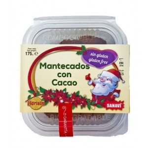 Mantecado con Cacao Sin Gluten 175 Grs.