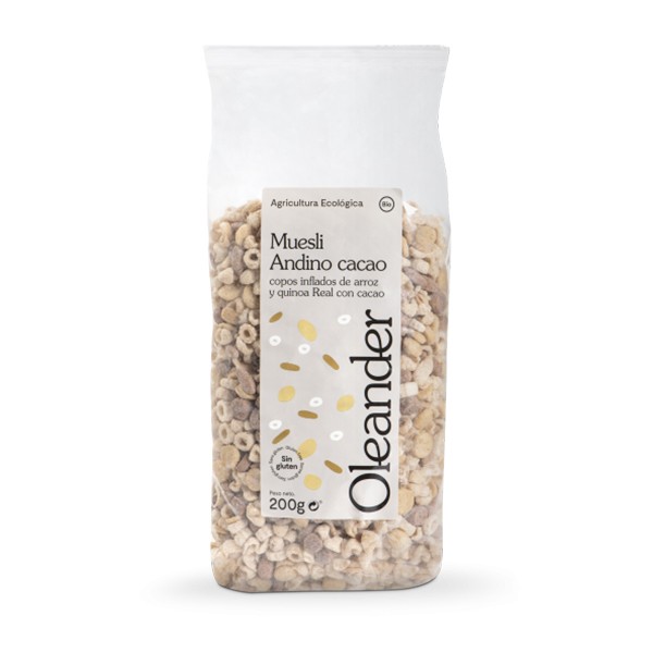 Muesli Andino al cacao bio 200gr