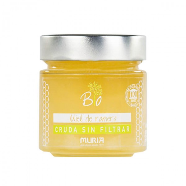 Miel de romero cruda sin filtrar Bio 320 ml