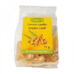 Caramelos de jenbibre confitado bio 75g