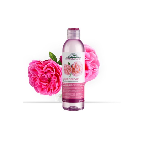 Tónico de agua de rosas 200ml