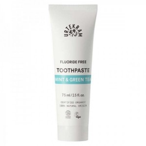 Dentífrico de menta y té verde sin flúor 75ml