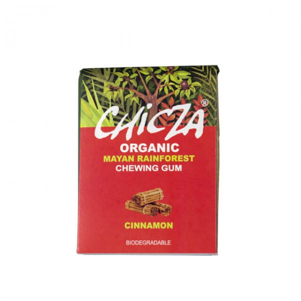 Chicle orgánico biodegradable de canela