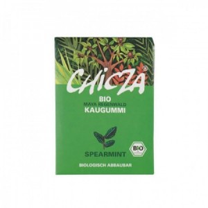 Chicle orgánico biodegradable de hierbabuena