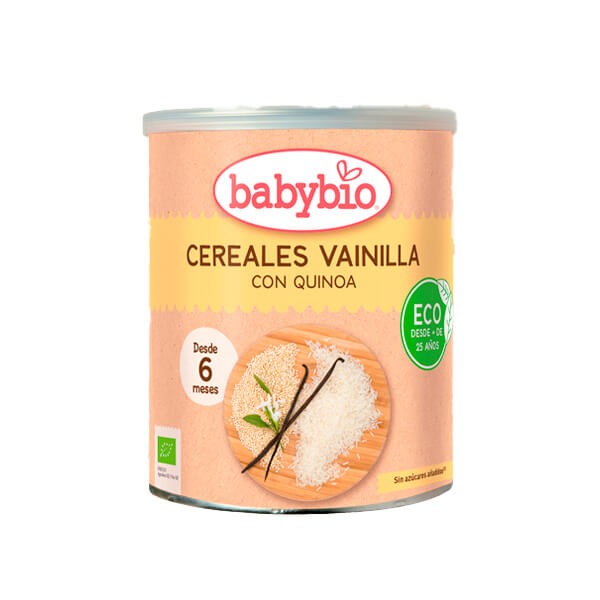 Papilla cereales vainilla y quinoa bio 220gr