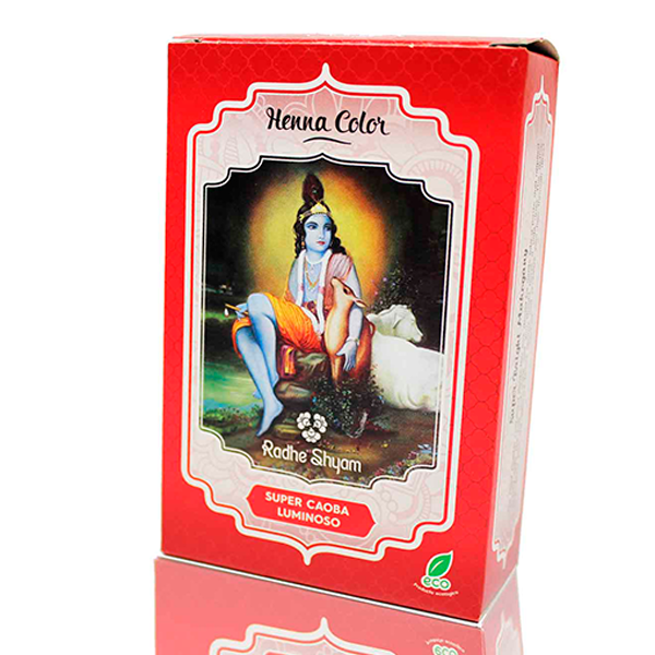 Henna en polvo super caoba luminoso