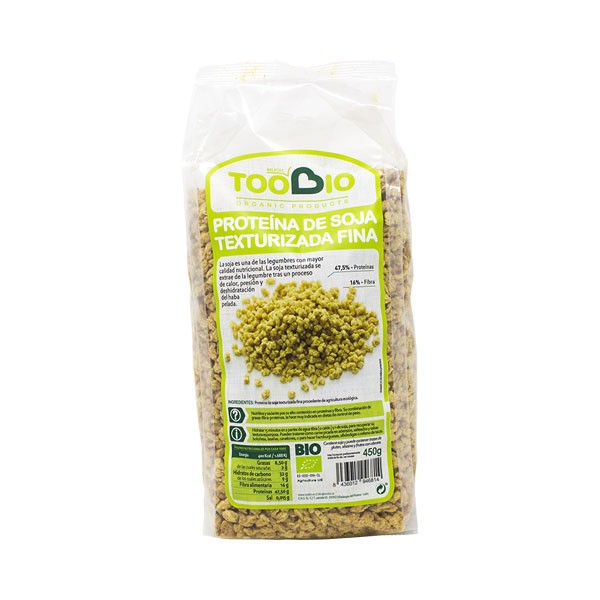 Proteína de soja texturizada fina bio 450 gr