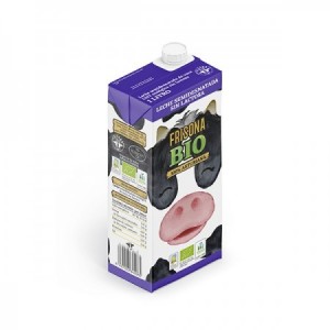 Leche semidesnatada de vaca sin lactosa bio 1L