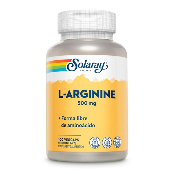 L-ARGININA 500 Mg. 100 Caps.
