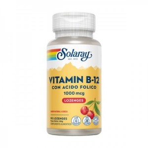 VITAMINA B12 + ACIDO FOLICO 1000 Mcg.- 90 Cap. Subling.