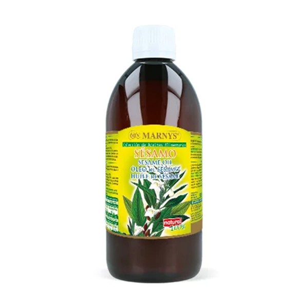 Aceite alimentario de sésamo con dosificador 500 ml.