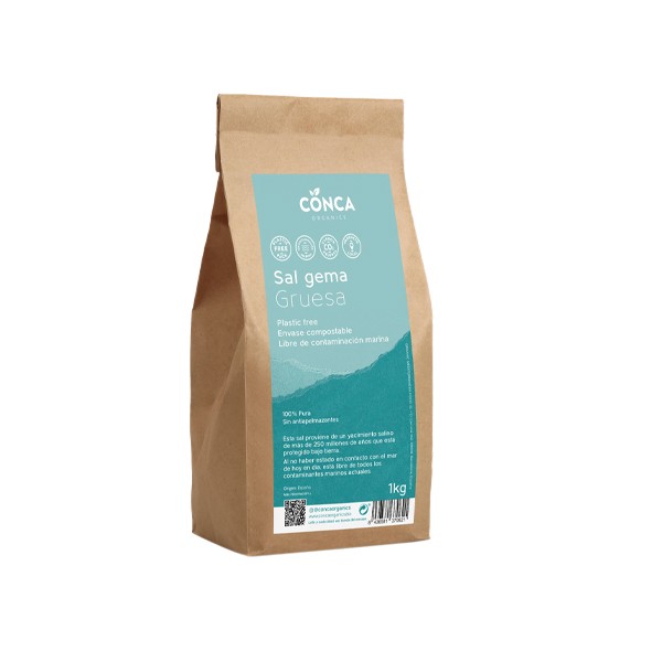 Sal Gruesa Blanca Plastic-Free1 Kg.