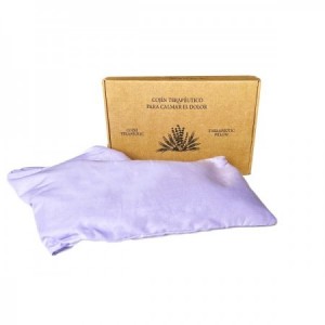 Cojín terapéutico de semillas y flores de lavanda - Rosa