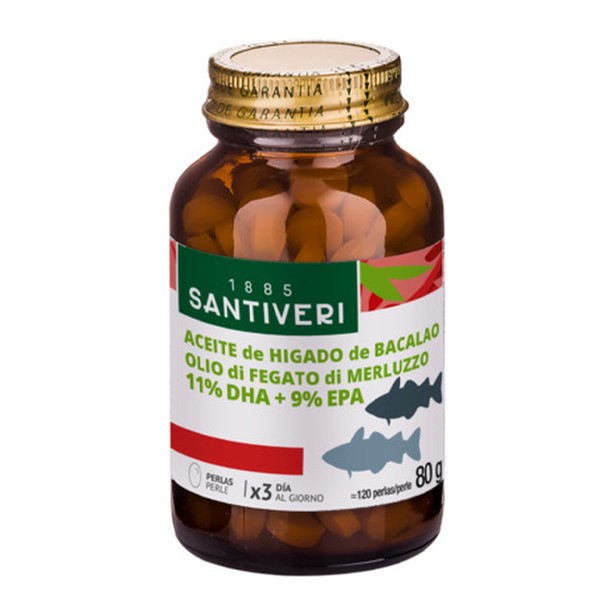 Aceite de hígado de bacalao 120 perlas