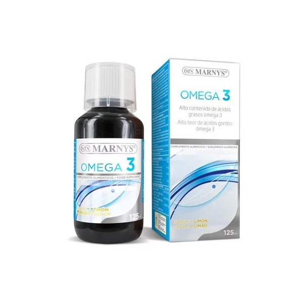 Omega 3 marino sabor limón 125 ml.