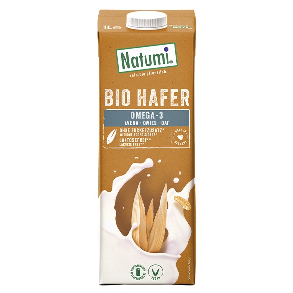 Bebida de avena bio con Omega-3 1litro