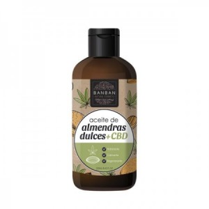 Aceite Almendras Dulces y CBD 250 ml.