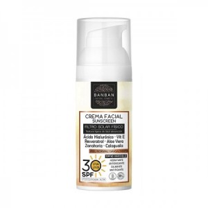 Crema Facial Filtro Solar Físico SPF30 Piel Normal, Grasa y Mixta