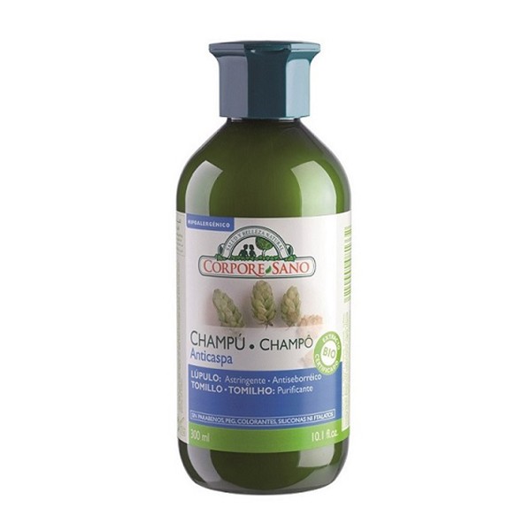 Champú anticaspa bio de lúpulo y tomillo 300ml
