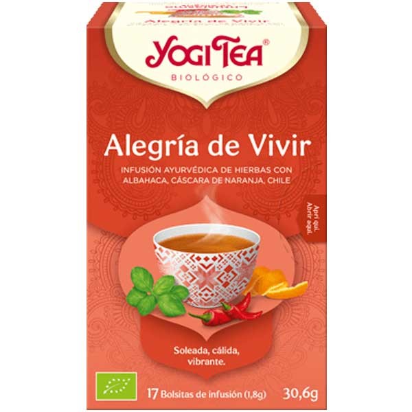 Yogi Tea alegría de vivir 17 filtros