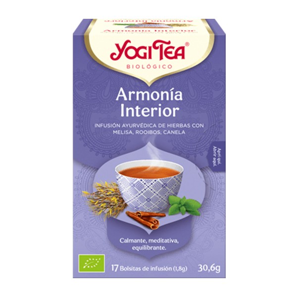 Yogi Tea armonía interior vainilla 17 filtros