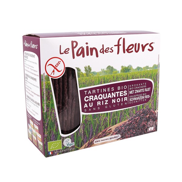 Tostadas de arroz negro bio 150 gr.