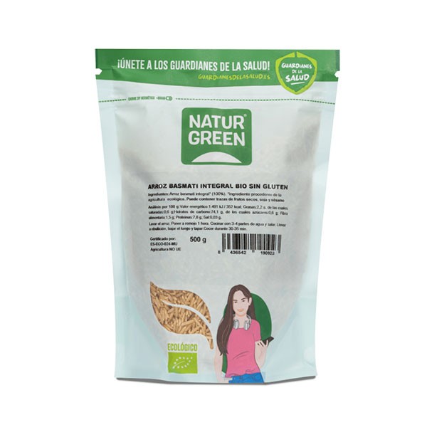 Arroz Basmati Integral Bio 500gr