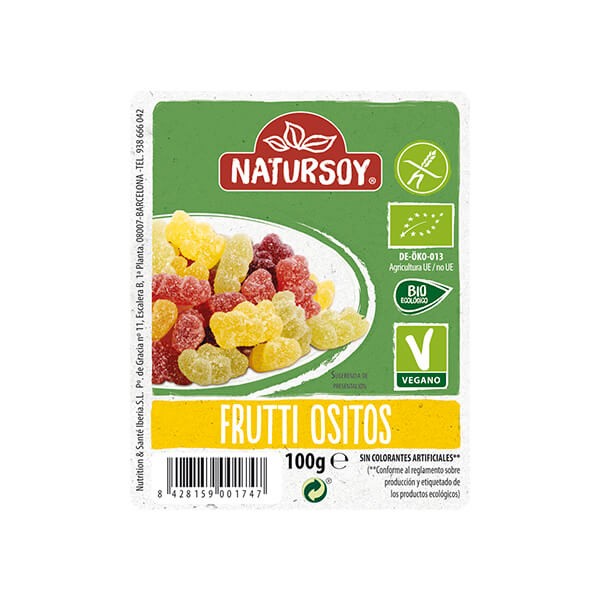 Gominolas Fruti ositos bio 100gr
