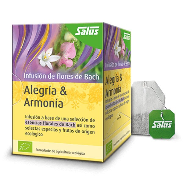 Infusión de flores de bach -  Alegría y Armonía bio 15 filtros