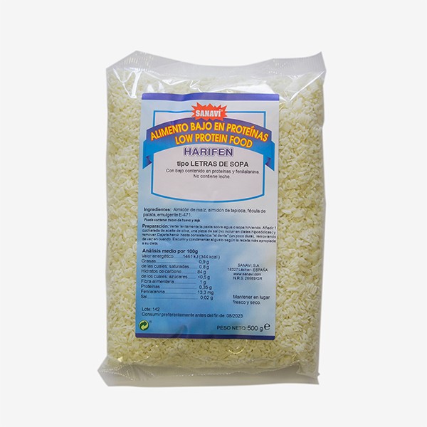 Letras de sopa harifen 500gr