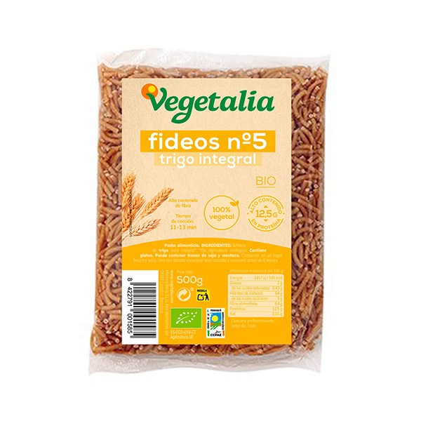 Fideo gordo integral Bio nº5 500 gr 