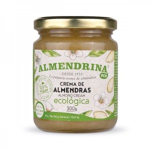 Crema de almendras ecológica 300grs.