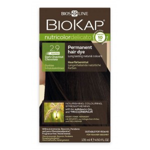 TINTE RAPID DELICATO 2.90 CASTAÑO OSCURO CHOCOLATE 140 Ml.