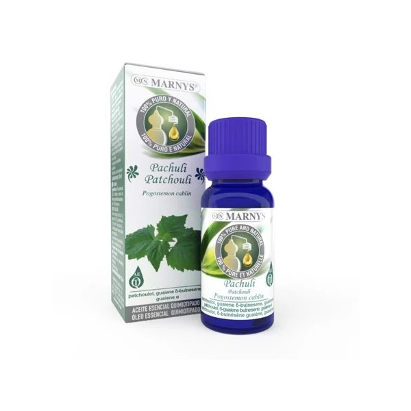 Aceite esencial de patchouli 15 ml.