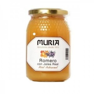 MIEL DE ROMERO CRUDA CON JALEA REAL BIO 250 Grs.