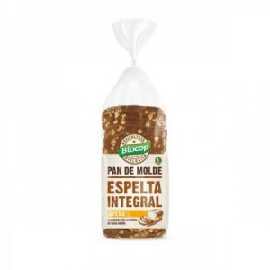 Pan de molde de espelta integral con avena 400g