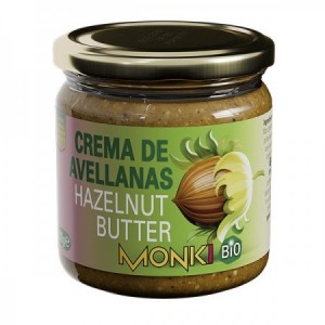 Crema de avellanas tostadas Bio 330grs.