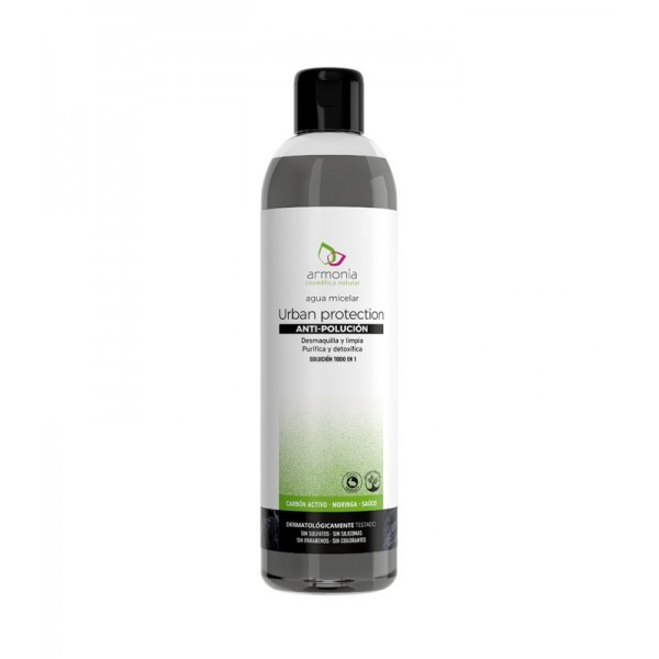 Agua micelar Black Charcoal Urban protection antipolución 300ml