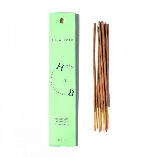 INCIENSO NATURAL VARILLAS EUCALIPTO 10 Uds.