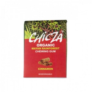 Chicle orgánico biodegradable de canela