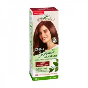 Henna crema cubre canas caoba 80ml