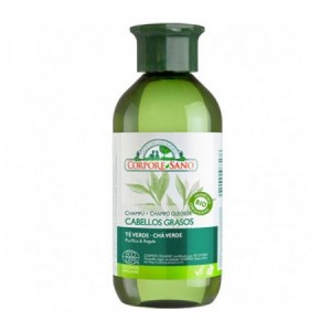 Champú de té verde bio para cabellos grasos 300ml