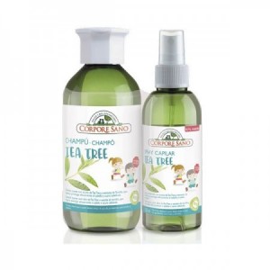 Pack champú escolar + spray capilar tea tree