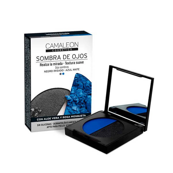 Sombra de ojos duo Azul Negro