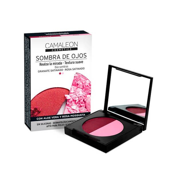 Sombra de ojos duo Granate Rosa