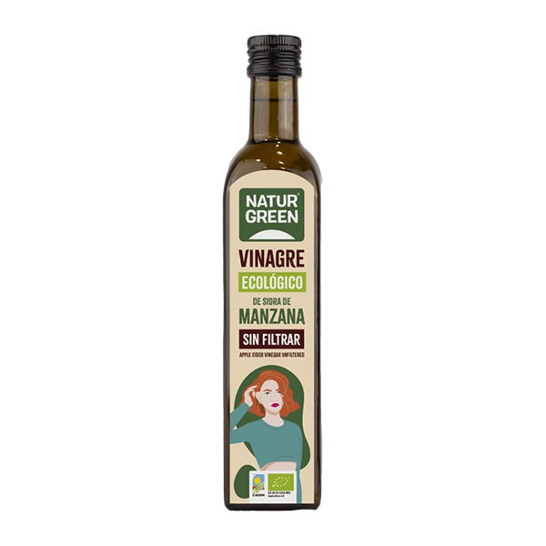 Vinagre de Sidra de Manzana Sin Filtrar bio 500 ml