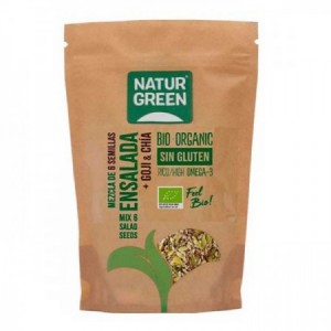 Mezcla 6 semillas para ensalada con goji y chia 225gr