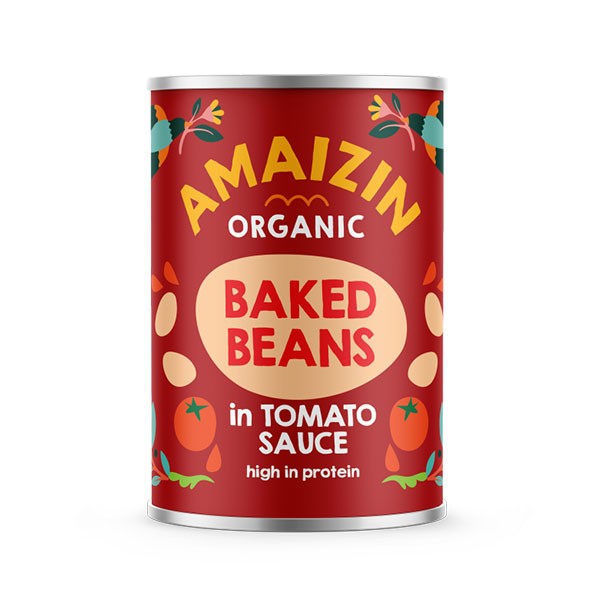 Alubias blancas cocidas (baked beans) 400 gr. bio